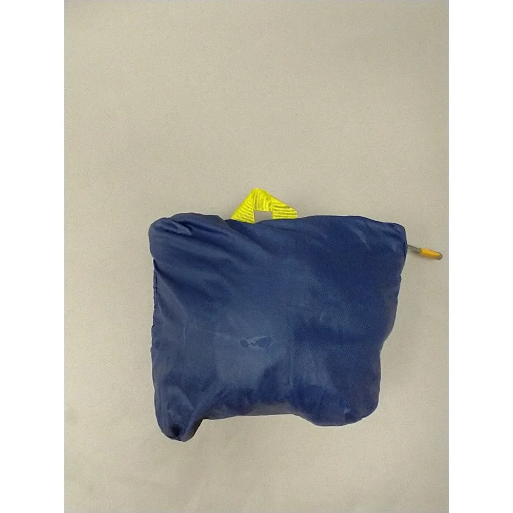Nathan Packable Mesh Drawstring‎ Backpack Blue Yellow Cycling L Travel Bag
